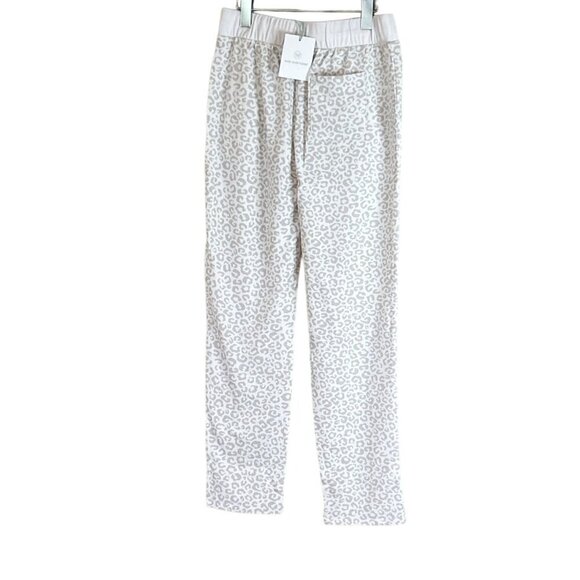 We Wander Leopard PJ Pants Joggers Animal Print Recycled Polyester Size Small NW - Picture 2 of 6